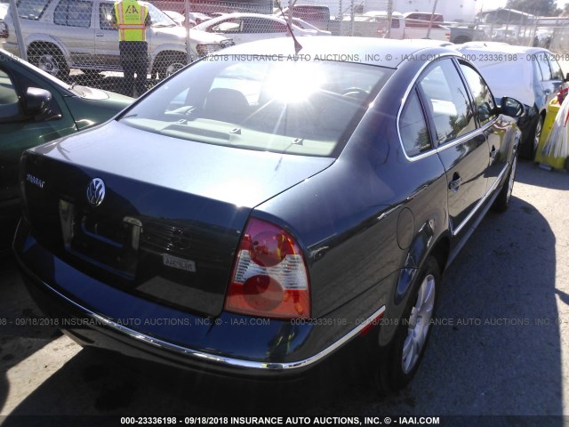 WVWAD63B65P042020 - 2005 VOLKSWAGEN PASSAT GLS GRAY photo 4