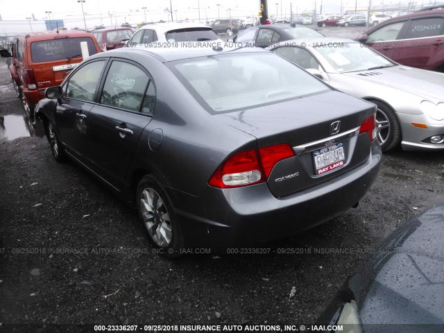 2HGFA16939H318594 - 2009 HONDA CIVIC EXL Boz foto 3