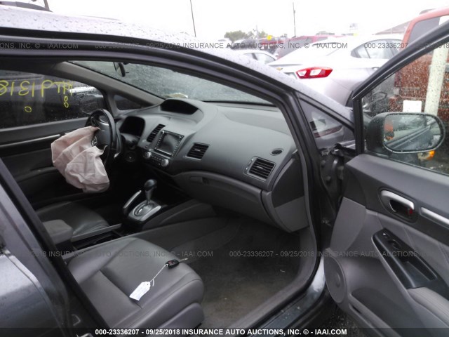 2HGFA16939H318594 - 2009 HONDA CIVIC EXL Boz foto 5