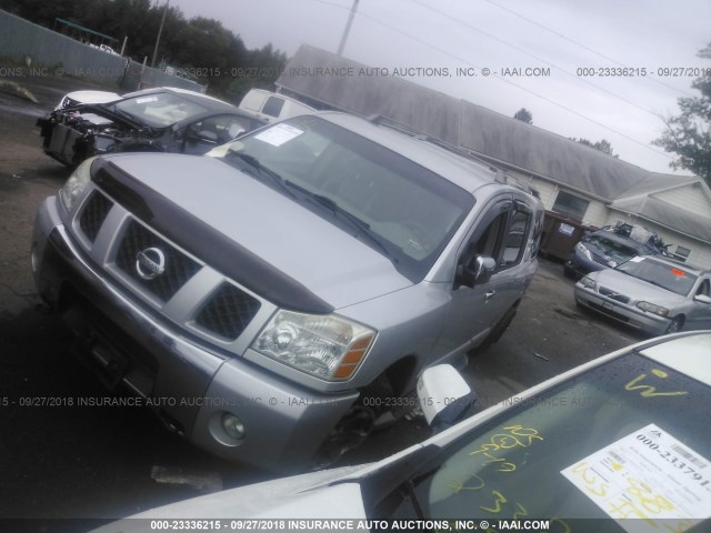 5N1AA08A04N706999 - 2004 NISSAN ARMADA SE/LE SILVER photo 2