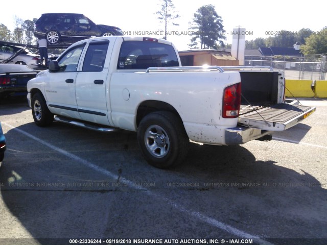 3B7HA18N22G113095 - 2002 DODGE RAM 1500 WHITE photo 3