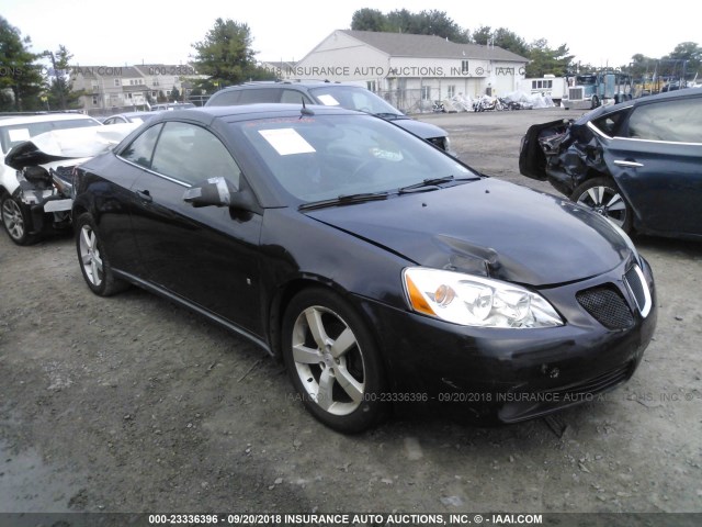 1G2ZH36N684260352 - 2008 PONTIAC G6 GT BLACK photo 1