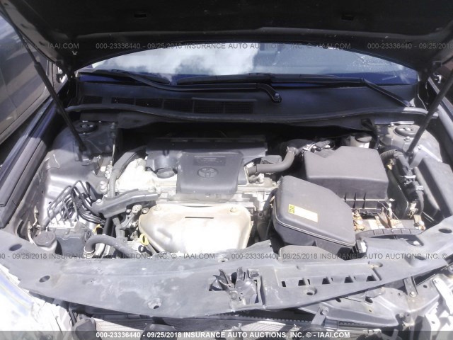 4T1BF1FK6CU625498 - 2012 TOYOTA CAMRY SE/LE/XLE GRAY photo 10