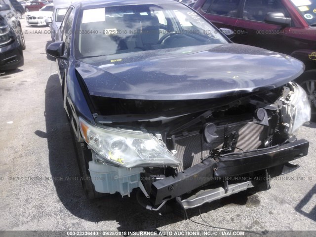 4T1BF1FK6CU625498 - 2012 TOYOTA CAMRY SE/LE/XLE GRAY photo 6
