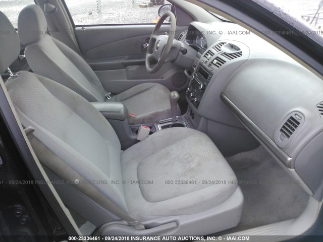 1G1ZS58F07F169166 - 2007 CHEVROLET MALIBU LS 黑色 照片 5