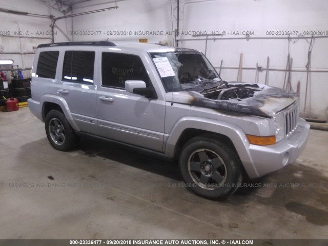 1J8HG48K96C162138 - 2006 JEEP COMMANDER SILVER photo 1