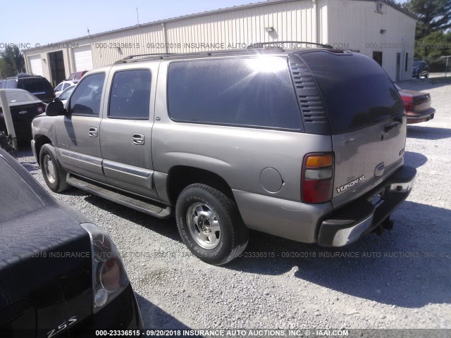 1GKEC16Z72J311421 - 2002 GMC YUKON XL C1500 Pewter photo 3