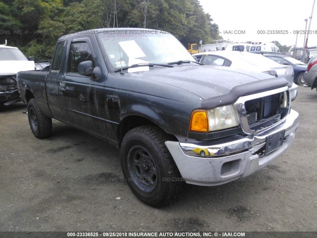 1FTZR15E64PB48707 - 2004 FORD RANGER SUPER CAB GREEN photo 1