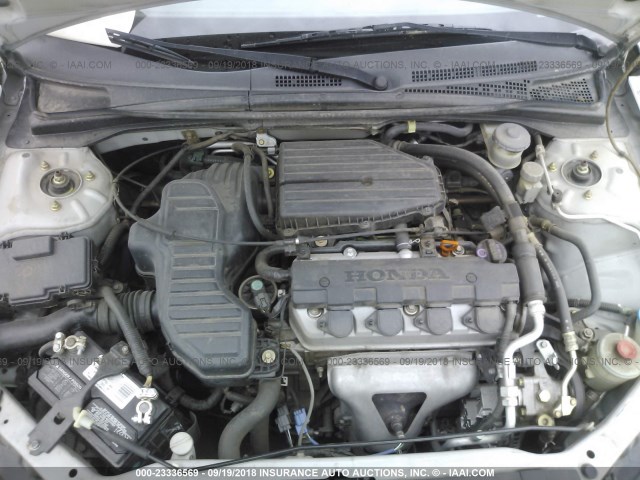1HGEM21165L042838 - 2005 HONDA CIVIC DX VP Gümüş foto 10
