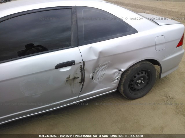 1HGEM21165L042838 - 2005 HONDA CIVIC DX VP Gümüş foto 6