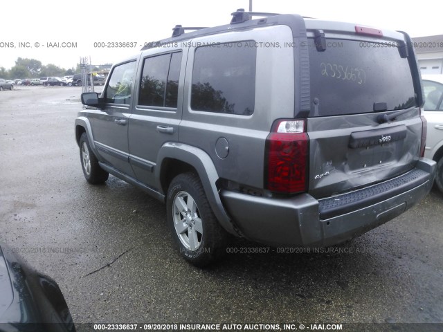 1J8HG48K67C635527 - 2007 JEEP COMMANDER Boz foto 3