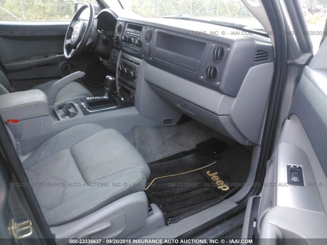 1J8HG48K67C635527 - 2007 JEEP COMMANDER Boz foto 5