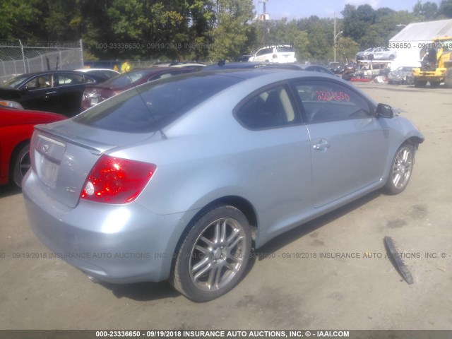 JTKDE177170156854 - 2007 TOYOTA SCION TC 浅蓝色 照片 4