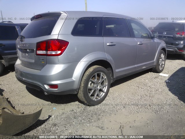 3C4PDCEG2JT380733 - 2018 DODGE JOURNEY GT GRAY photo 4