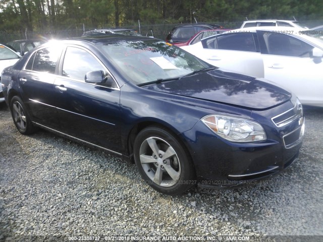 1G1ZC5E06CF298021 - 2012 CHEVROLET MALIBU 1LT BLUE photo 1