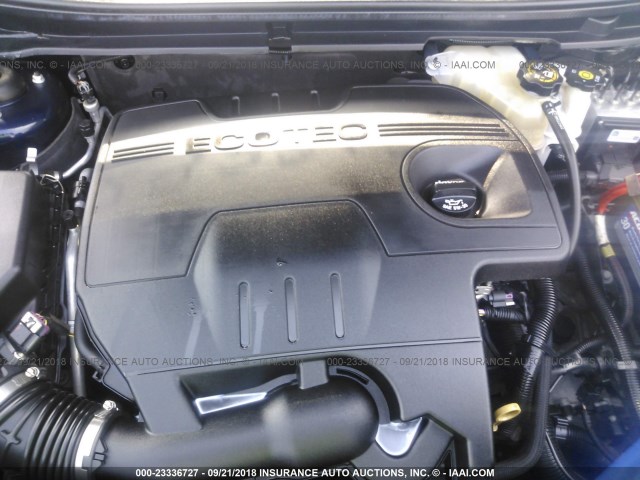 1G1ZC5E06CF298021 - 2012 CHEVROLET MALIBU 1LT BLUE photo 10