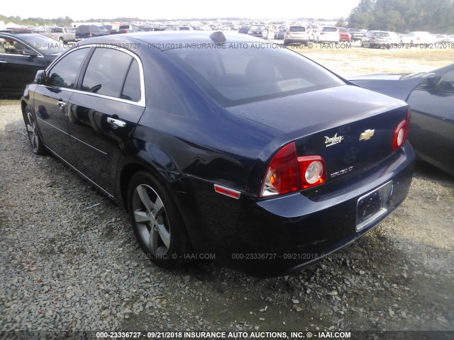 1G1ZC5E06CF298021 - 2012 CHEVROLET MALIBU 1LT BLUE photo 3