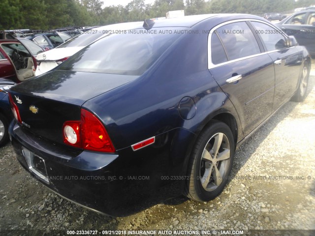 1G1ZC5E06CF298021 - 2012 CHEVROLET MALIBU 1LT BLUE photo 4