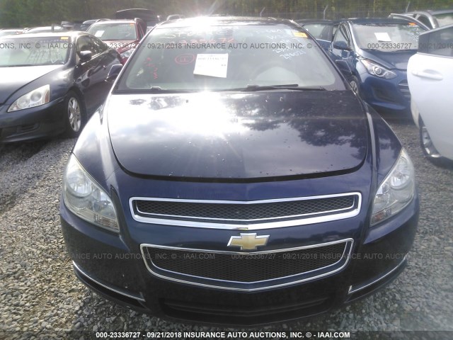 1G1ZC5E06CF298021 - 2012 CHEVROLET MALIBU 1LT BLUE photo 6