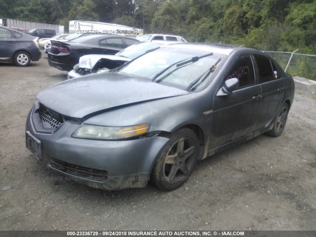 19UUA66224A010878 - 2004 ACURA TL GRAY photo 2