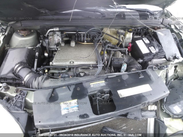 1G1ZT52814F177196 - 2004 CHEVROLET MALIBU LS მწვანე ფოტო 10