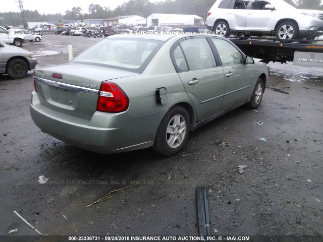 1G1ZT52814F177196 - 2004 CHEVROLET MALIBU LS მწვანე ფოტო 4