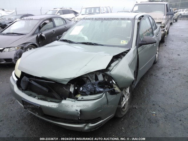 1G1ZT52814F177196 - 2004 CHEVROLET MALIBU LS მწვანე ფოტო 6