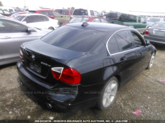 WBAVD53538A283639 - 2008 BMW 335 XI BLACK photo 4