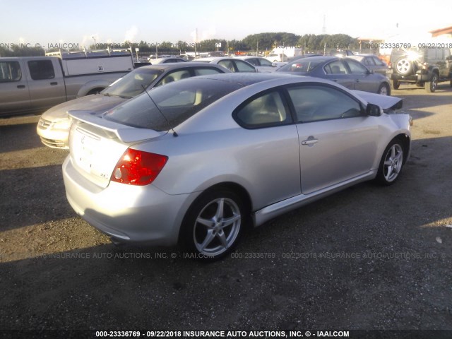 JTKDE177870149741 - 2007 TOYOTA SCION TC 银色 照片 4