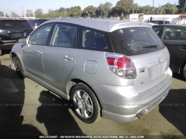 2T1KR32E36C592694 - 2006 TOYOTA COROLLA MATRIX XR SILVER photo 3