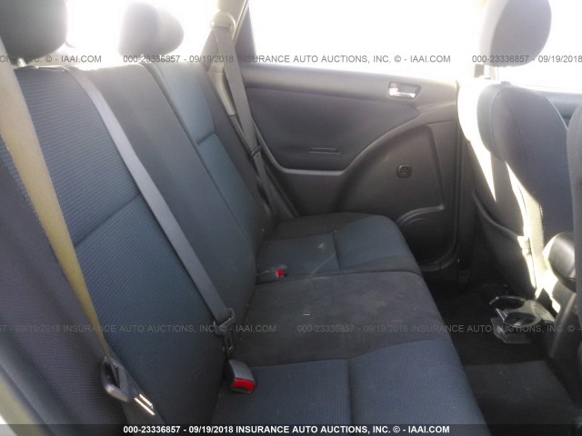 2T1KR32E36C592694 - 2006 TOYOTA COROLLA MATRIX XR SILVER photo 8