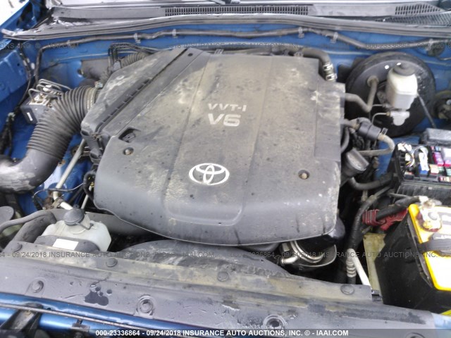 5TEUU42N86Z234952 - 2006 TOYOTA TACOMA ACCESS CAB Blau Foto 10