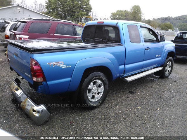 5TEUU42N86Z234952 - 2006 TOYOTA TACOMA ACCESS CAB Blau Foto 4