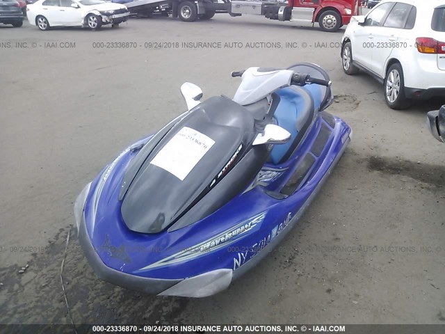 YAMA3135D505 - 2005 YAMAHA WAVERUNNER BLUE photo 2