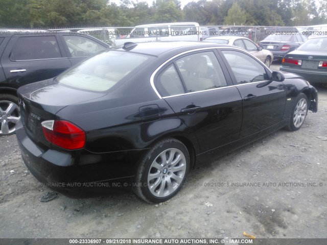 WBAVD33556KV61050 - 2006 BMW 330 XI BLACK photo 4