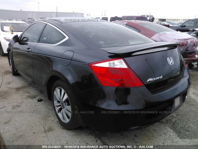 1HGCS12308A021068 - 2008 HONDA Accord LX-S BLACK photo 3