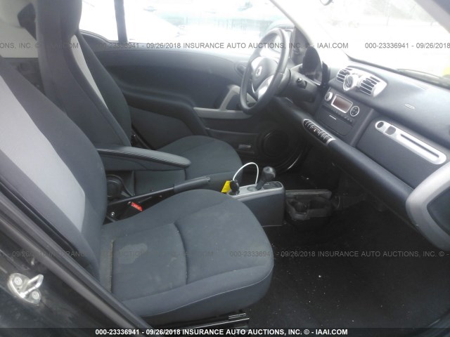WMEEJ3BA4DK619237 - 2013 SMART FORTWO PURE/PASSION BLACK photo 5