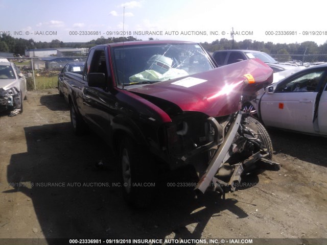 1N6DD26S51C357830 - 2001 NISSAN FRONTIER KING CAB XE RED photo 1