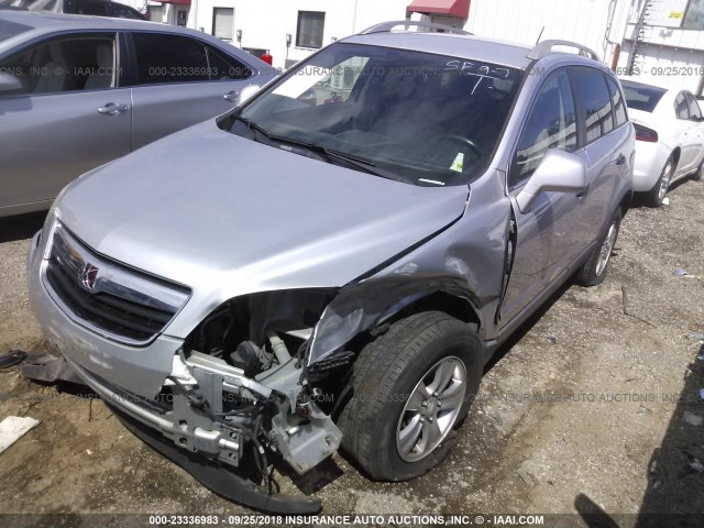 3GSCL33PX9S555322 - 2009 SATURN VUE XE SILVER photo 2