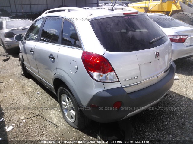 3GSCL33PX9S555322 - 2009 SATURN VUE XE SILVER photo 3