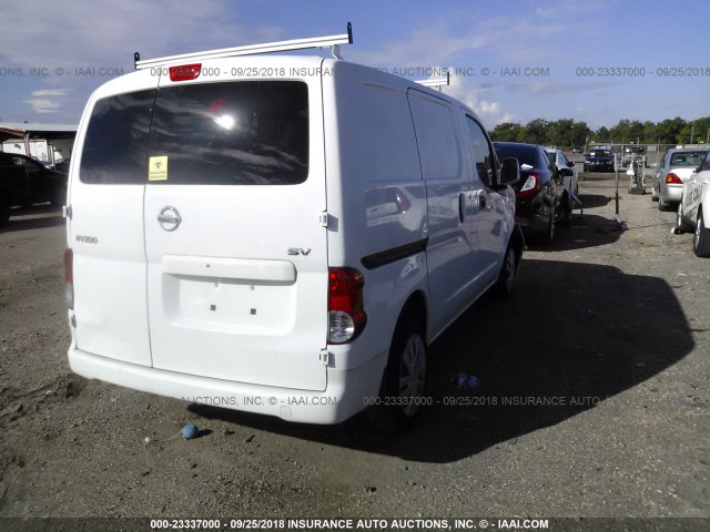 3N6CM0KN8EK694458 - 2014 NISSAN NV200 2.5S/2.5SV WHITE photo 4