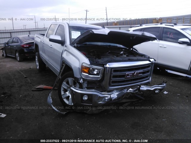 3GTU2UECXFG271934 - 2015 GMC SIERRA K1500 SLE SILVER photo 1