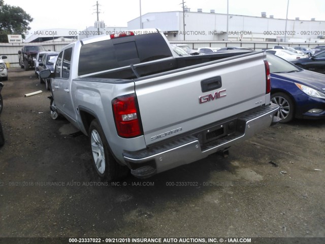 3GTU2UECXFG271934 - 2015 GMC SIERRA K1500 SLE SILVER photo 3