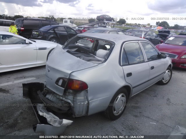 1NXBR12E1XZ188152 - 1999 TOYOTA COROLLA VE/CE/LE 银色 照片 4