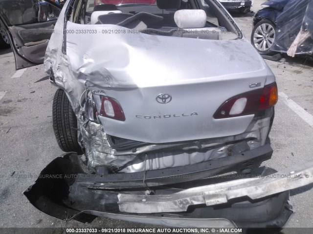 1NXBR12E1XZ188152 - 1999 TOYOTA COROLLA VE/CE/LE 银色 照片 6