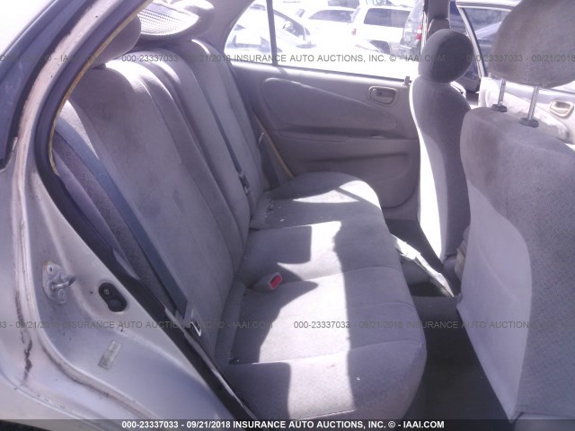 1NXBR12E1XZ188152 - 1999 TOYOTA COROLLA VE/CE/LE 银色 照片 8