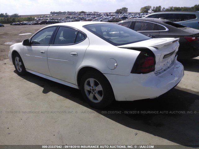 2G2WP522251198047 - 2005 PONTIAC GRAND PRIX WHITE photo 3