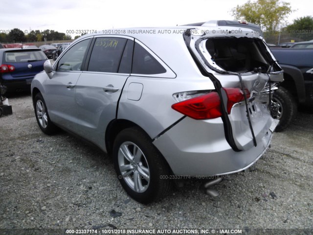 5J8TB4H56DL012920 - 2013 ACURA RDX TECHNOLOGY GRAY photo 3