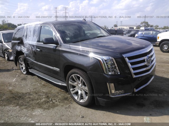 1GYS4HKJ0FR188647 - 2015 CADILLAC ESCALADE ESV LUXURY GRAY photo 1