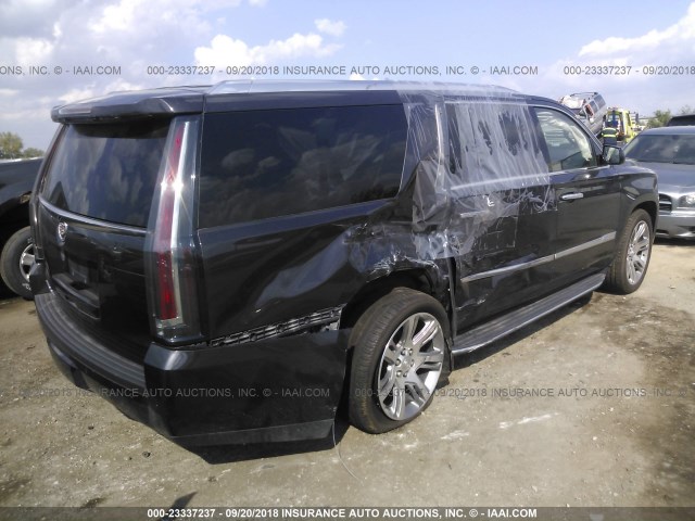 1GYS4HKJ0FR188647 - 2015 CADILLAC ESCALADE ESV LUXURY GRAY photo 4